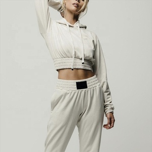 Custom Made New Arrival Women's Sports Boxing Top Tracksuit Women's Pullover Top Sweatsuit - Product Image 2