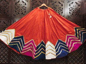 Purple Ethnic Dupatta <b>Shawl</b> Bombay Cotton Silk Georgette Border Women <b>Wedding</b> Party Scarf For Women - Product Image 3