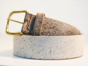 Ceinture en cuir de vachette véritable unisexe réglable sangle en grain naturel avec boucle en alliage durable pour hommes et femmes - Product Image 6