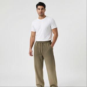 กางเกงวอร์มผ้าฝ้ายทรงตรง360กรัมกางเกงวิ่งแนวสตรีทไซส์ใหญ่พิเศษใส่ได้ทั้งผู้ชายและผู้หญิงขายส่ง - Product Image 1