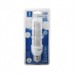 Lampadina a LED Aigostar T3 3U 12W E27 6400K Luce bianca fredda a risparmio energetico per retrofit e aggiornamento - Product Image 2