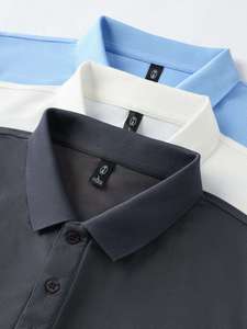 Camiseta de Golf Sublimable de Algodón y Poliéster de Secado Rápido, Diseño Liso para Impresión Personalizada, Polo para Niños, Adultos y Hombres - Product Image 4