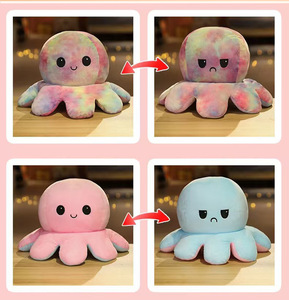 AiKa - Almohada de Peluche de <span class=keywords><strong>Pulpo</strong></span> <span class=keywords><strong>Gigante</strong></span> <span class=keywords><strong>Reversible</strong></span> Personalizada al por Mayor, Regalo para Niños, Decoración del Hogar - Product Image 3