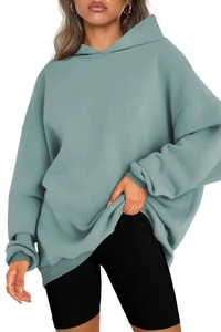Sudadera con Capucha para Mujer de Primera Calidad con Logotipo Personalizado, Ecológica, Transpirable, de Color Sólido - Product Image 3