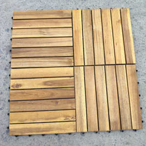 กระเบื้องพื้นระเบียงแบบประกบ DIY ขนาด 30 x 30 ซม. สำหรับลานบ้านในร่ม ระเบียง ระเบียงบ้าน สวน ติดตั้งง่าย กันน้ำ กันลื่น ได้รับการรับรอง - Product Image 5