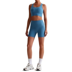 Conjunto de Yoga para Mujer de Primera Calidad, Cintura Elástica, Secado Rápido, Transpirable, Ecológico, Ligero, 2 Piezas, Ropa Deportiva - Product Image 2