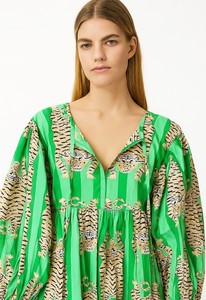 Robe longue pour femme la plus vendue, 100 % coton respirant, faite à la main, imprimé floral, douce, décontractée, style bohème, naturelle, pour l'été et l'automne - Product Image 3