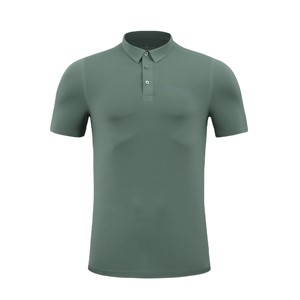 Camisa Oxford Verde para Hombre, Cierre de Botones, Color Sólido, Tejido Informal, Corte Regular - Product Image 4