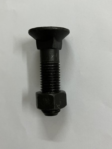 Boulon de charrue 14 mm avec écrou hexagonal et tête à bride, boulon pour machines agricoles, fixation de charrue de tracteur, usage intensif - Product Image 5