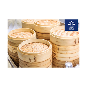 Très demandé : Cuiseur vapeur en bambou écologique, sûr et propre, ustensile de cuisine en bois pur, idéal pour la cuisson des dim sum et la cuisson à la vapeur des pains, prix direct - Product Image 1
