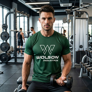 Camiseta Deportiva de Manga Larga con Cuello en V para Hombre, Personalizable con Logotipo, Ecológica, Transpirable y de Secado Rápido, en Spandex/Poliéster, Informal - Product Image 3