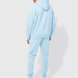 Survêtement décontracté pour hommes avec logo personnalisé imprimé, 100 % coton, fermeture éclair, style hip-hop, haute qualité, vente en gros, taille S - Product Image 2