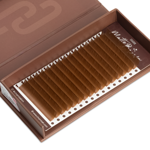 Charmlash Lashes Wholesale Box Brown Lash Extensions Lash Boxes Eye-catching Light Brown Unique Natural Look Custom Packaging - Product Image 1