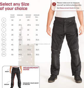 Pantalon de moto avec protection CE, en textile respirant, coupe-vent, imperméable, pour toutes les saisons, équipement de tourisme - Product Image 3