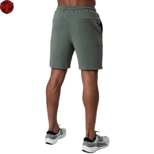 Pantalones Cortos Deportivos Casuales Lisos con Logotipo Personalizado, Pantalones Cortos Deportivos Transpirables de Secado Rápido para Adultos, Hombres, Verano - Product Image 5