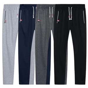 Best Quality Men's <b>Slim</b> Fit <b>Joggers</b> Wholesale Custom Polyester/Cotton Casual Pants Trousers Breathable Lightweight - Product Image 4