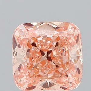 4.59ct Cushion Cut Lab Grown Diamond Fancy Intense <b>Pink</b> Orange VS1 IGI Certified CVD Loose Diamond Wholesale for Jewelry Making - Product Image 1