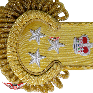 Elegantes Epaulettes de Piloto Personalizados, Hechos a Mano, Ecológicos, Bordados, Vintage, con Flecos y Borlas Premium - Product Image 4