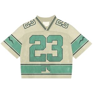 Camiseta Deportiva Personalizada 2026, Cuello en V, Sublimada, Hombros Caídos, Malla Transpirable, 100% Poliéster, Antibacteriana, Sin Costuras, Corte Holgado para Hombre, OEM - Product Image 1