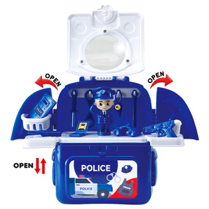 Ensemble de blocs de construction en plastique sur le thème de la police OXFORD avec boîte de rangement pour les tout-petits de 3 ans et plus Fabriqué en Corée - Product Image 5