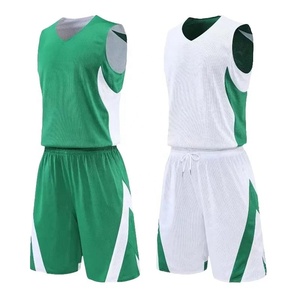 Women <b>Retro</b> <b>Basketball</b> <b>Jersey</b> Set Sleeveless Mesh Tank Top Elastic Waist Shorts Color Blocked Sublimated Print Breathable Quick - Product Image 3