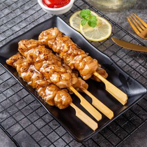 200 Palillos de Bambú de 7 Pulgadas para Asar, Palas de Madera Planas para Barbacoa, Palitos para Frutas, Accesorios de Cocina - Product Image 3