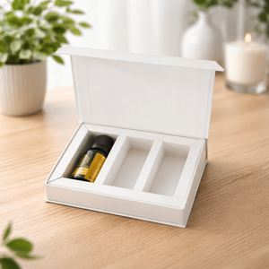 Caja de Cartón Plegable Portátil Personalizada Premium |   Empaque de Papel con Recubrimiento UV Blanco para Medicamentos, Cosméticos, Productos para el Cuidado de la Piel y Productos Farmacéuticos - Product Image 4