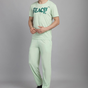 Wholesale Men Summer Tracksuits Set Top Trending Product Athletic Short Sleeve T Shirt and <b>Trouser</b> Set In Cheap Price - Product Image 3