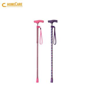 Canne de marche pliable légère en alliage d'aluminium OEM de Taïwan avec connexion métallique pour personnes âgées - Utilisation en hôpital et en extérieur - Product Image 2