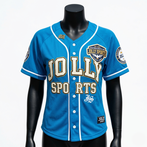 Women Baseball Jersey 180 GSM Premium Polyester <b>Mesh</b> Turquoise Black Piping Custom Rhinestone Logo Women Cotton Baseball Jersey - Product Image 6