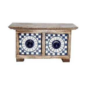 Treasure Chest Jewelry Box Handmade Wood Craft Gift Item Home Decorative Boxes High Quality With Lock Wooden Box Top Product - Product Image 1