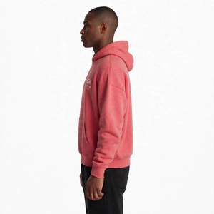 Sweat à capuche d'hiver tricoté 100 % coton respirant 340 GSM pour hommes GYM Active, style le plus récent, couleur unie, personnalisable, vente en gros - Product Image 3