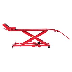 Table élévatrice pour moto en acier flexible 360°, capacité 1000 lb, plage de hauteur 8,6-31 pouces - Product Image 1