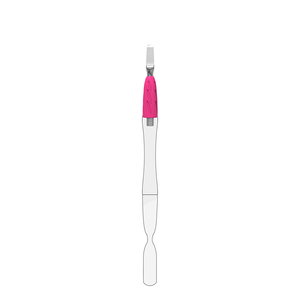 ที่ดันหนังกำพร้า UNIQ-15 (ใบมีดตรง) STALEKS ด้ามจับซิลิโคนกัมมี่ สำหรับทำเล็บ กำจัดเจลขัดเงา - Product Image 5