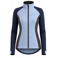 Chaqueta de equitación para mujer, premium, softshell, spandex, ligera, impermeable, con cierre completo y funcional.