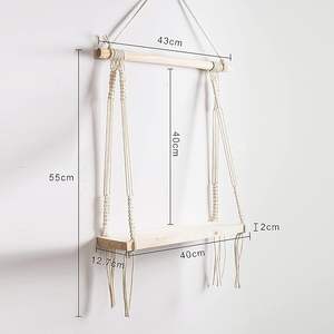 Estante Flotante de Madera Maciza para Baño y Sala de Estar - Estante Flotante de Pared - Estante Divisor de Pared para Almacenamiento de Vajilla y Ollas - Product Image 3