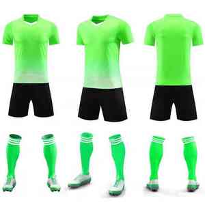 Tenues de football 7 sur 7 personnalisables pour adultes et jeunes, ensemble maillot de foot avec impression de nom, en stock pour équipes masculines - Product Image 4
