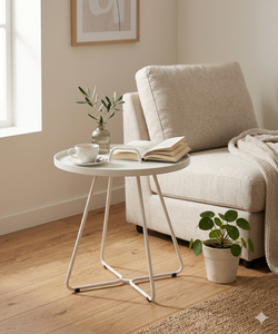 Vietnam Lumetal Movable Metal Powder Coated Modern Coffee <b>Table</b> with Iron Frame 1 Year Warranty for Living Room Indoor Use ODM - Product Image 4
