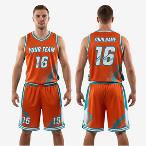 Tenue de basket-ball de haute qualité pour hommes, uniforme d'équipe personnalisé pour adultes, vêtements de sport sublimés pour joueurs - Product Image 1