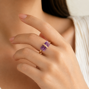 Raw Amazonite <b>Adjustable</b> <b>Ring</b> Natural Rough Gemstone Gold Bezel Open Band <b>Ring</b> Handmade Birthstone Jewelry Gift For Love - Product Image 3