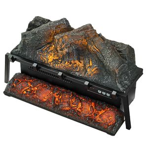 Chimenea Eléctrica Empotrable de 23 Pulgadas con Sonido de Llama, Control Remoto y 5 Niveles de Brillo de Llama Ajustables, Calentador con Efecto de Leña - Product Image 5