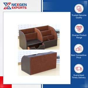 Nuevo Producto en Stock, Juego de Escritorio de Cuero PU de Calidad Garantizada, Organizador de Teléfono Móvil y Papelería, Caja de Almacenamiento, Precio de Mercado, Nexgen Desk - Product Image 6