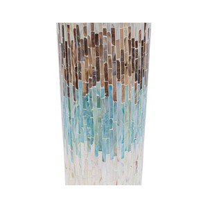 Decorative Mother of Pearl Inlay Vase with Natural Shell <b>Mosaic</b> Custom Design - Product Image 2