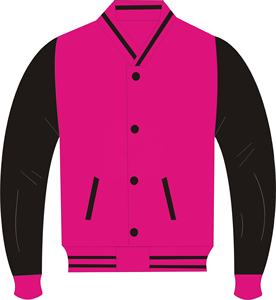 Blouson Bomber Varsity pour Homme 100% Polyester à Bouton Unique - Product Image 1