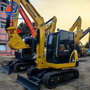 Miniexcavadora Komatsu PC56 PC56-7 de 5 Toneladas con Cucharón de Excavación, Equipo de Construcción Usado - Product Image 3