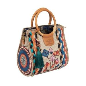 Natural Fiber Jute Ladies Purse Eco Friendly Stylish Handbag for Women - Product Image 1
