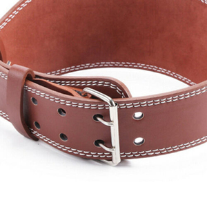 Cinturón de Levantamiento de Pesas Unisex de Cuero Genuino con Logotipo Personalizado, Transpirable, Ajustable, Antideslizante, Soporte Lumbar Avanzado - Product Image 2