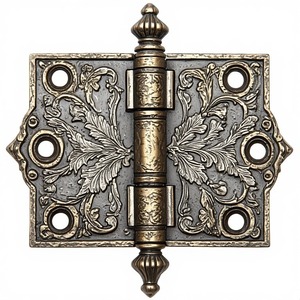 High Quality Polished Brass Door <b>Hinges</b> Designed For Elegant Wooden Doors With Reliable Construction - Product Image 6