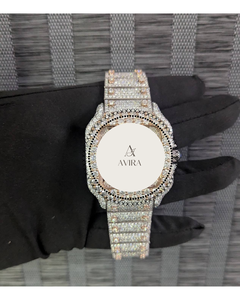 100% High Quality VVS Moissanite Diamond Watch Men Mechanical Movement Stainless Steel Iced Hip Hop <b>Square</b> Watch Wholesale Rate - Product Image 1