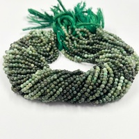 Perles de pierre d'émeraude naturelle, boule ronde lisse pour la fabrication de bijoux de bricolage du fabricant fournisseur